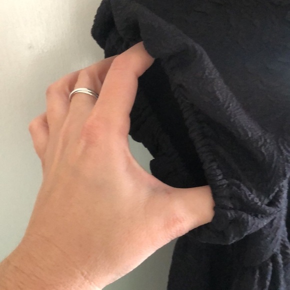 WHO WHAT WEAR | Black baby doll dress - Picture 3 of 7